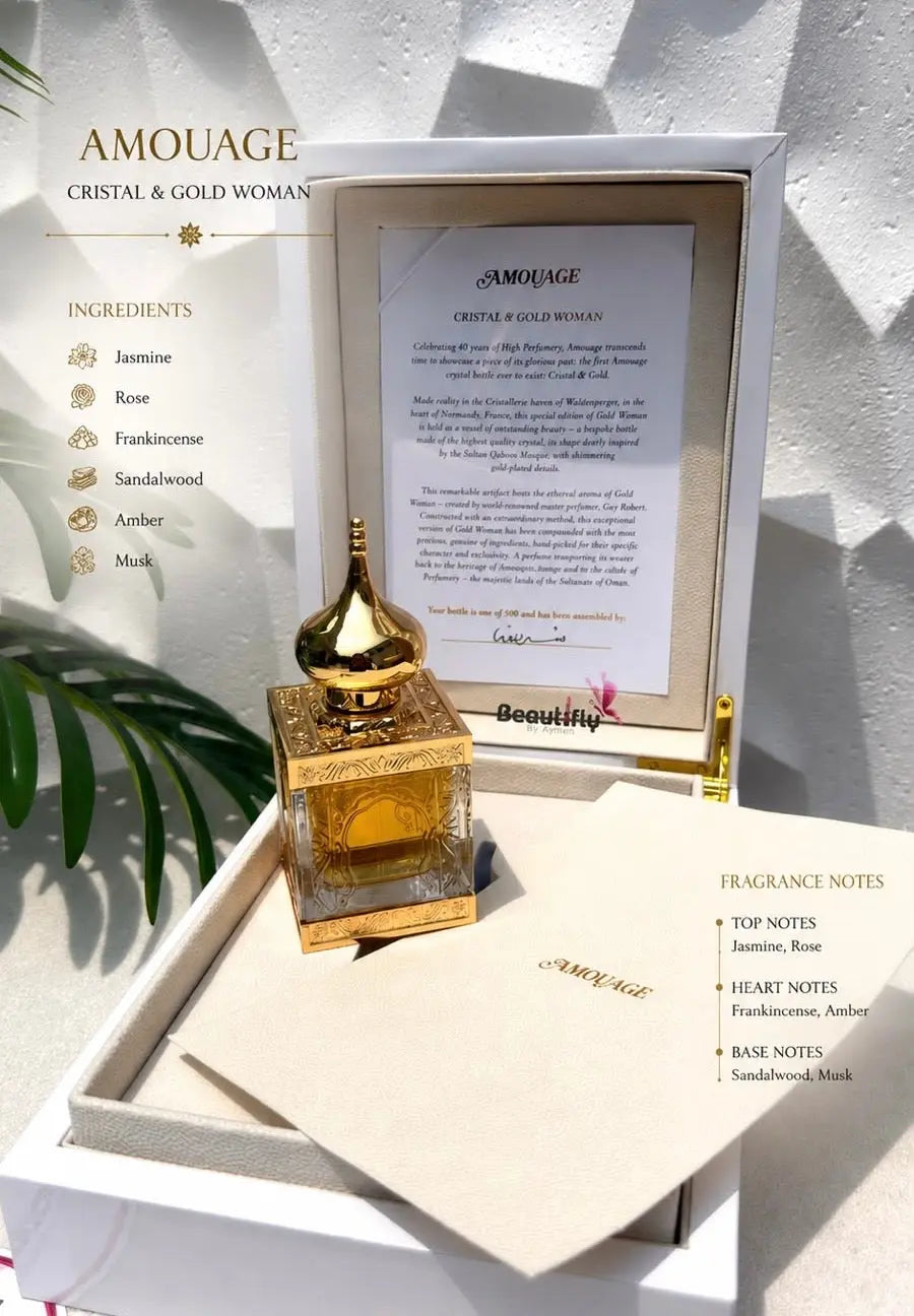 Amouage - Cristal and Gold Woman - EDP for Women Amouage Honour