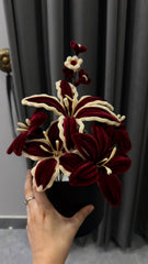 Red Lilies - Handmade Bouquet