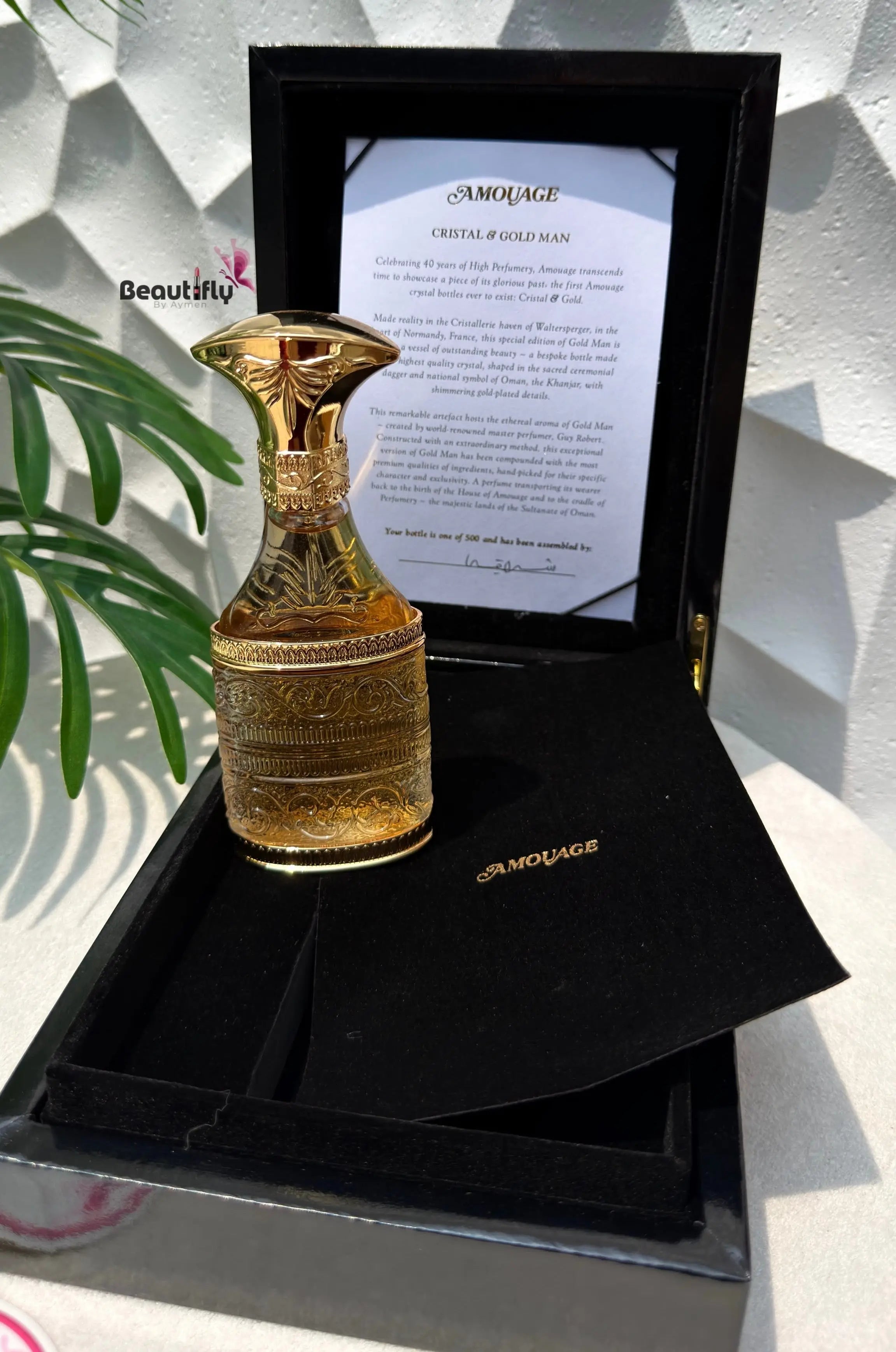 Amouage - Cristal and Gold Man - EDP for Men Amouage Honour