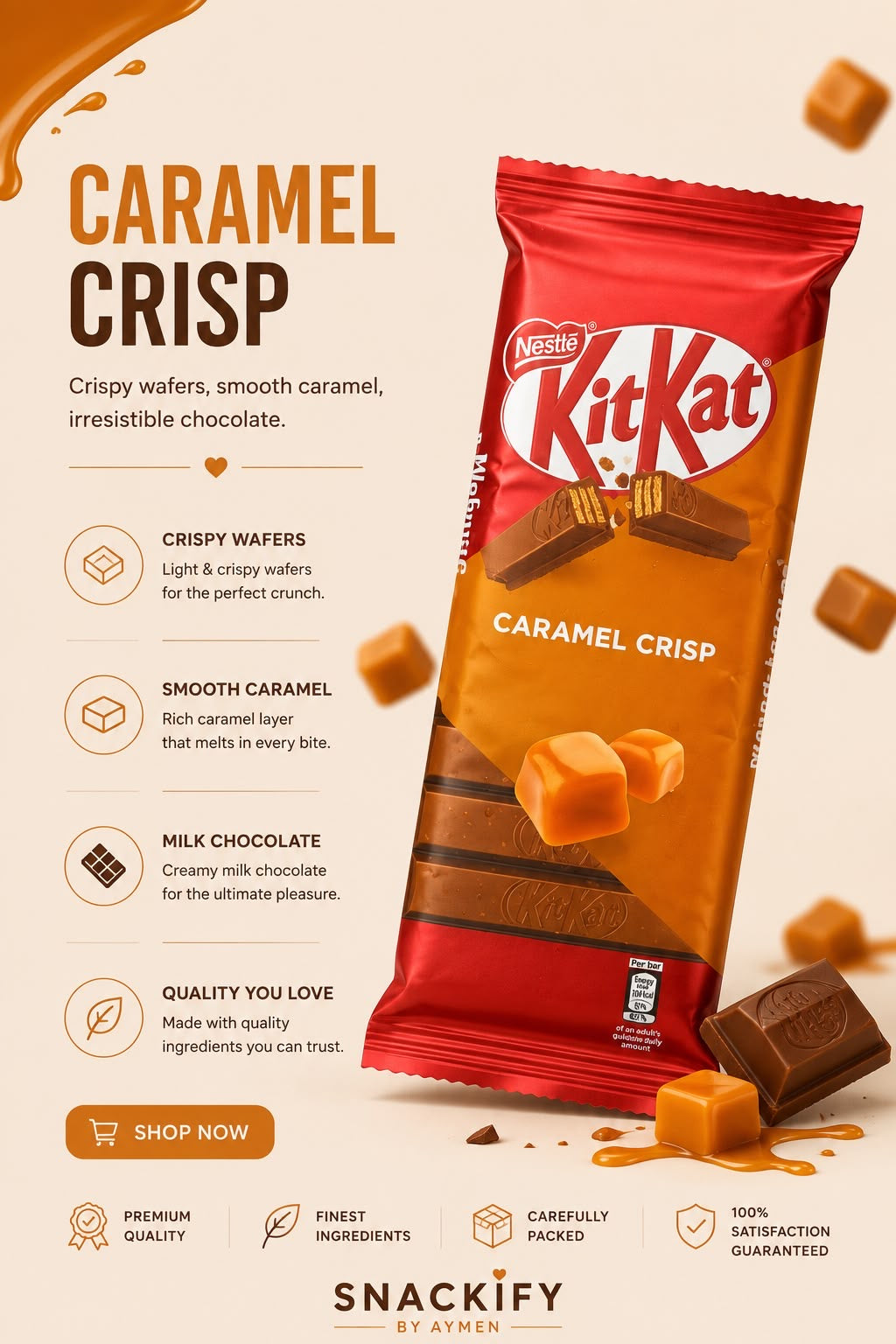 Kitkat - Caramel Crisp