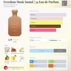 Freedom Musk Santal - 100ml EDP Unisex