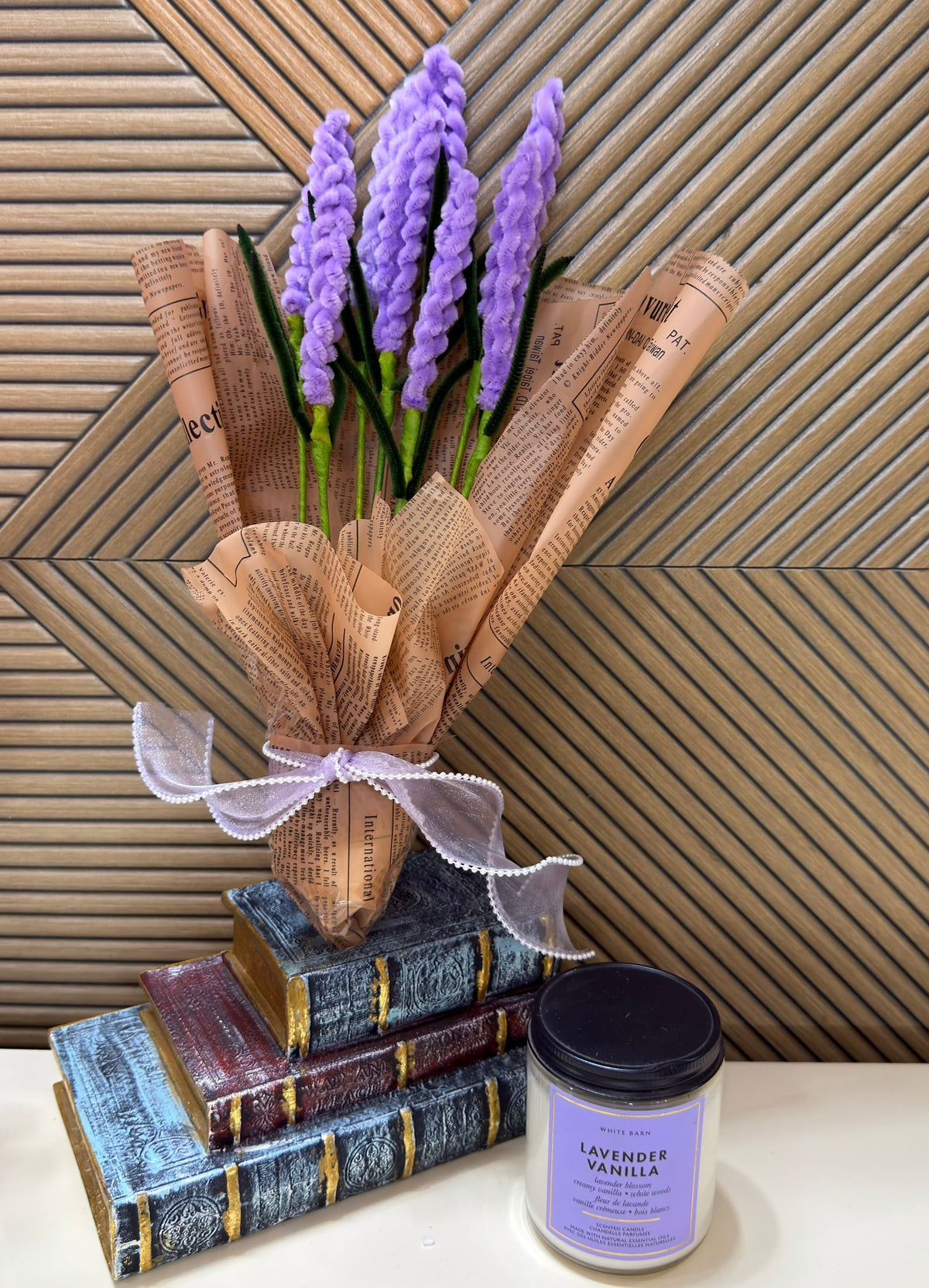 Purple Flower Bouquet - Handmade