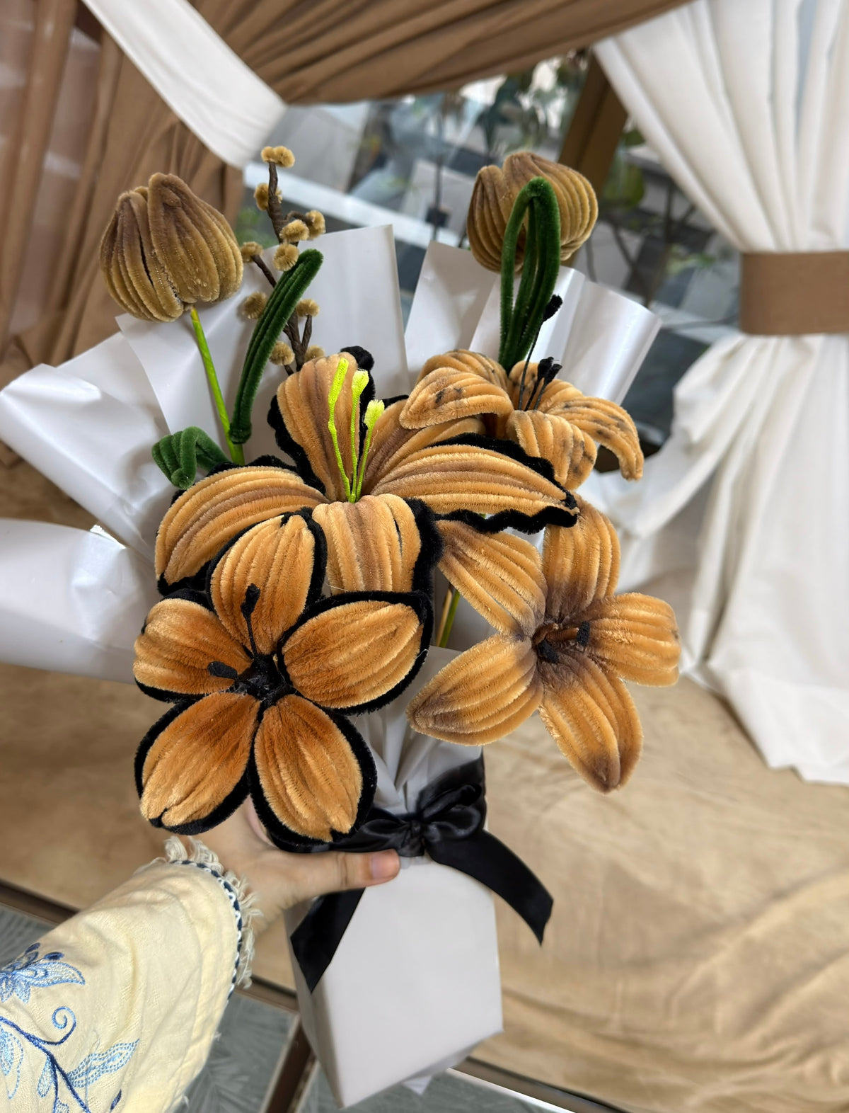 Lilies Bouquet - Handmade